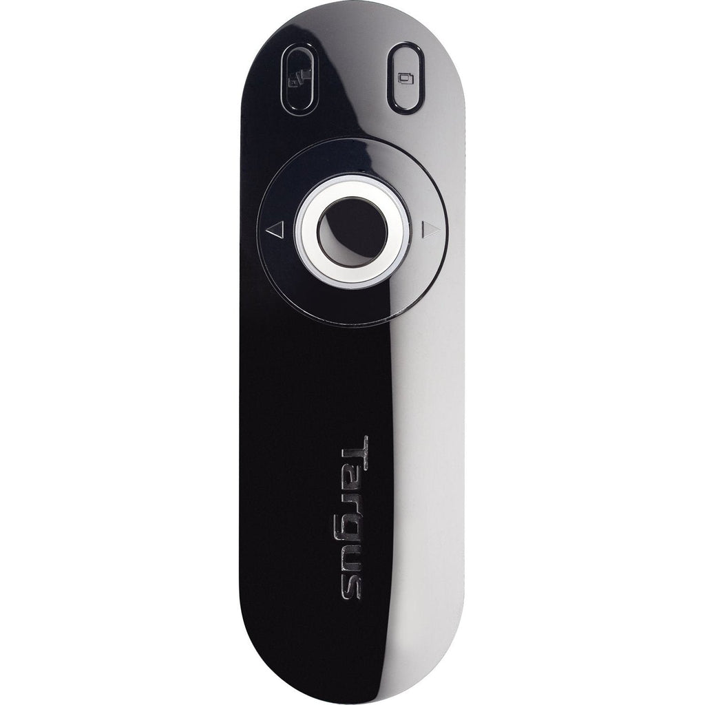 [Australia - AusPower] - Targus Laser Presentation Remote with Key Lock Technology to Lock Non-Essential Buttons, Includes Mini USB Receiver, 50-Foot Range (AMP13US), Black with gray 