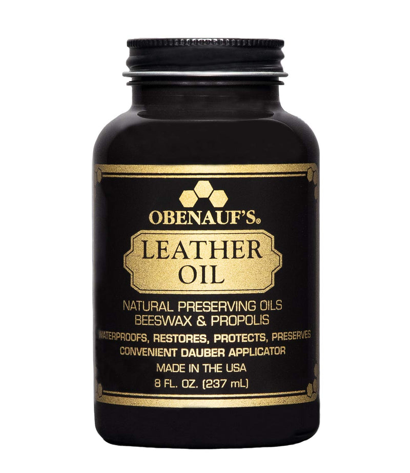 [Australia - AusPower] - Obenauf's Leather Oil Conditions Restores Preserves Dry Leather (8oz with Applicator) 8 Fluid-oz 