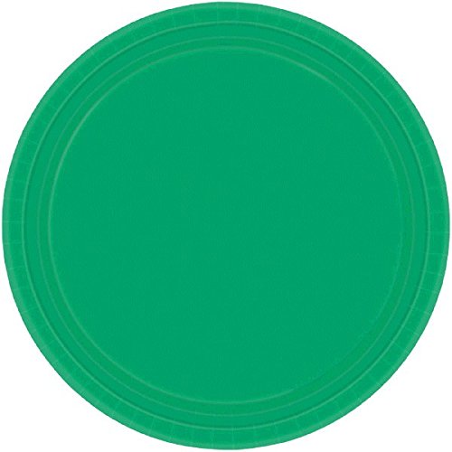 [Australia - AusPower] - Round Paper Plates - 7" | Festive Green | Pack of 8 