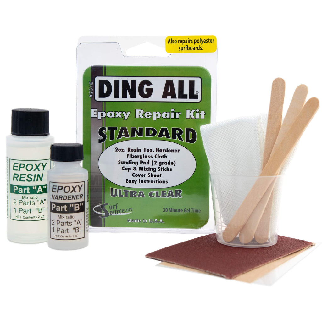 [Australia - AusPower] - Ding All 3 Oz (84ml) Standard Epoxy Repair Kit for Epoxy and Polyester Surfboards Repairs 