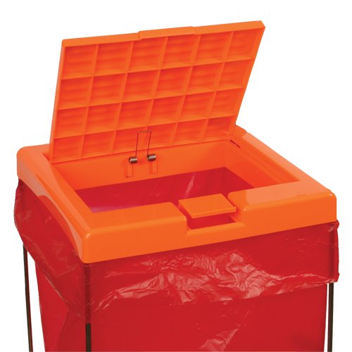 [Australia - AusPower] - SP Bel-Art Clavies Orange Biohazard Bag Holder Cover for F13192-0002 and F13192-0003 (F13192-0102) 