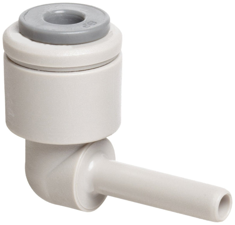 [Australia - AusPower] - John Guest-PI220808S Acetal Copolymer Tube Fitting, Plug-In 90 Degree Elbow, 1/4" Tube OD x 1/4" Stem OD (Pack of 10) - Gray 