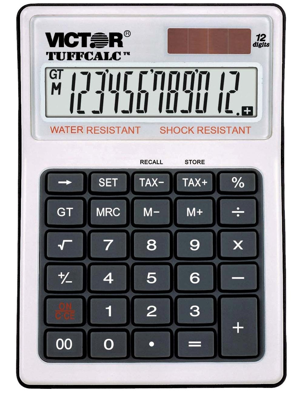 [Australia - AusPower] - Victor 99901 TuffCalc Calculator, White, 1.8" x 4.6" x 6.5" 1.8" x 4.6" x 6.5" 