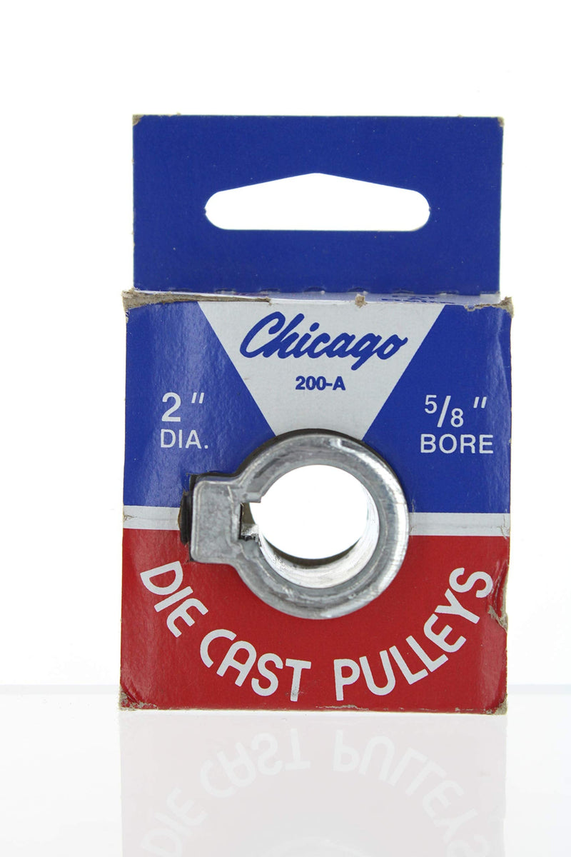 [Australia - AusPower] - Chicago Die Casting 200A 5/8 2 in. Single V Groove 5/8 in. Pulley 