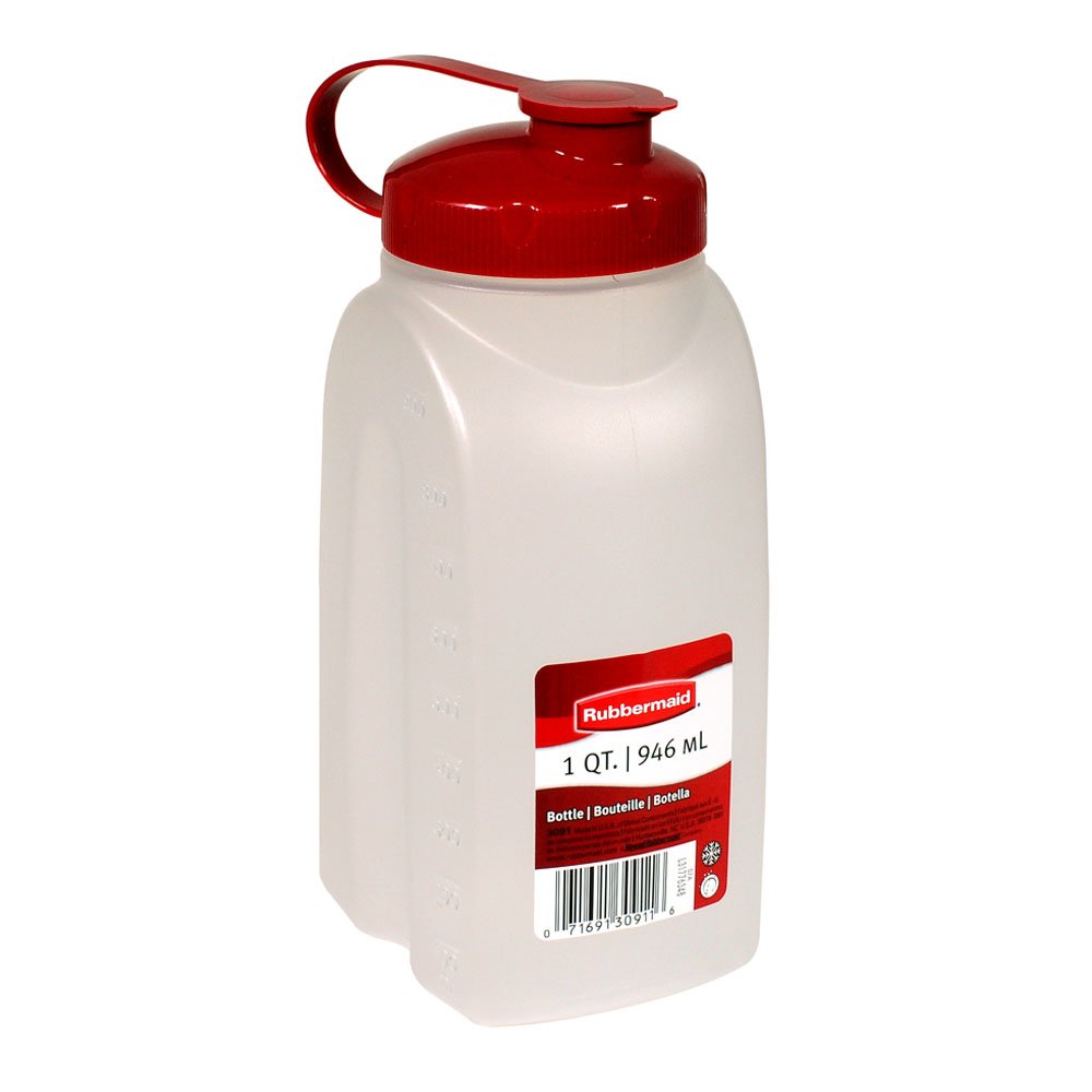 [Australia - AusPower] - Rubbermaid MixerMate Bottle, 1 Quart, Chili Red 1-Quart 