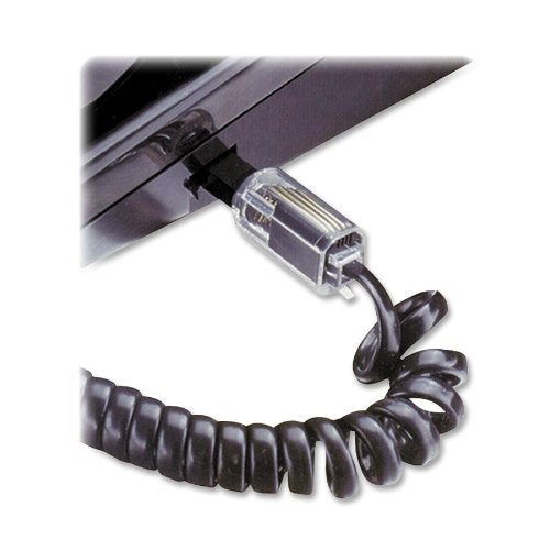 [Australia - AusPower] - Softalk : Rotating 360 Telephone Cord Detangler, Clear/Black -:- Sold as 2 Packs of - 1 - / - Total of 2 Each 