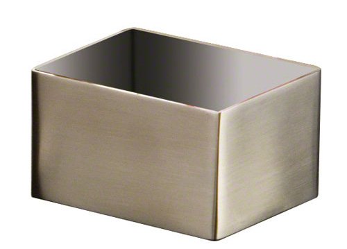 [Australia - AusPower] - American Metalcraft SSPH4 Stainless Steel Rectangular Sugar Packet Holder, 2.75" L x 3.25" W, Satin Finish , Silver 