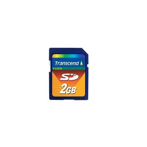 [Australia - AusPower] - Transcend 2 GB SD Flash Memory Card (TS2GSDC) 2GB SD Memory Card, Transcend Secure Digital Memory 