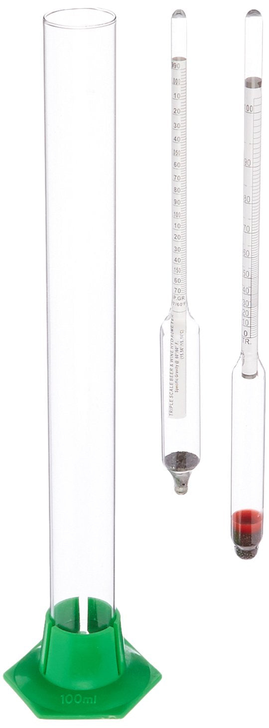 [Australia - AusPower] - Home-Brew.com TY-95MM-2SU8 Alcoholmeter/Hydrometer/Glass Test Cylinder 