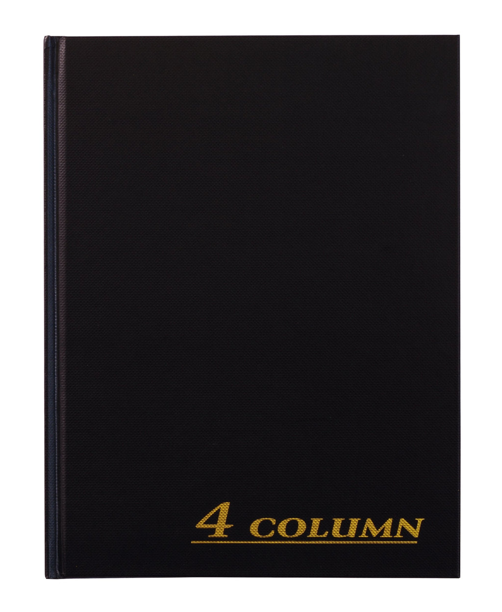 [Australia - AusPower] - Adams Account Book, 4-Column, Black Cloth Cover, 9.25 x 7 Inches, 80 Pages Per Book (ARB8004M) 