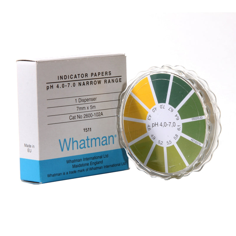 [Australia - AusPower] - Whatman 2600-101A Standard Narrow Range pH Paper Dispenser, 0.5 to 5.5 pH 
