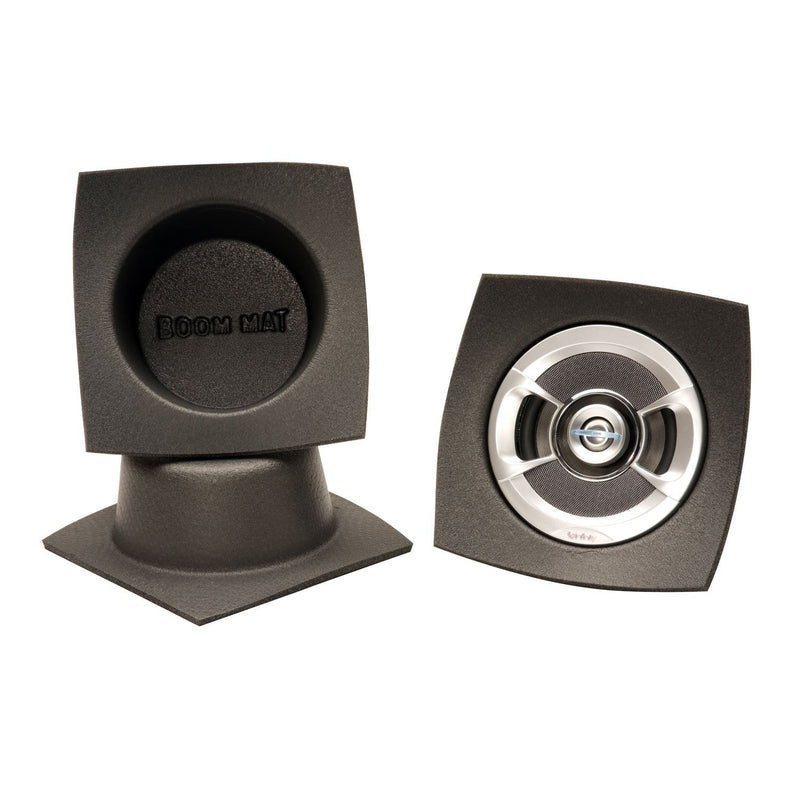 [Australia - AusPower] - Design Engineering 050320 Boom Mat Speaker Baffles, 5.25" Round (Pack of 2), Black 5.25" 