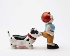 [Australia - AusPower] - Pacific Trading A Lady and A Tramp SP Shakers Dog Biting Woman's Bum Magnetic Salt and Pepper Shaker Set 