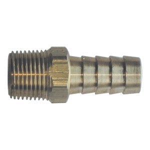 [Australia - AusPower] - Interstate Pneumatics FM99-7 Brass Hose Barb Fitting, Connector, 1 Inch Barb X 3/4 Inch NPT Male End 