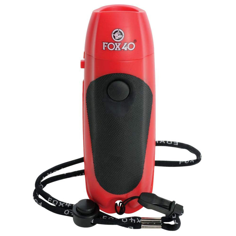 [Australia - AusPower] - Fox 40 3 Tone Electronic Whistle 100 dB 9 Volts Red 8616-1908 