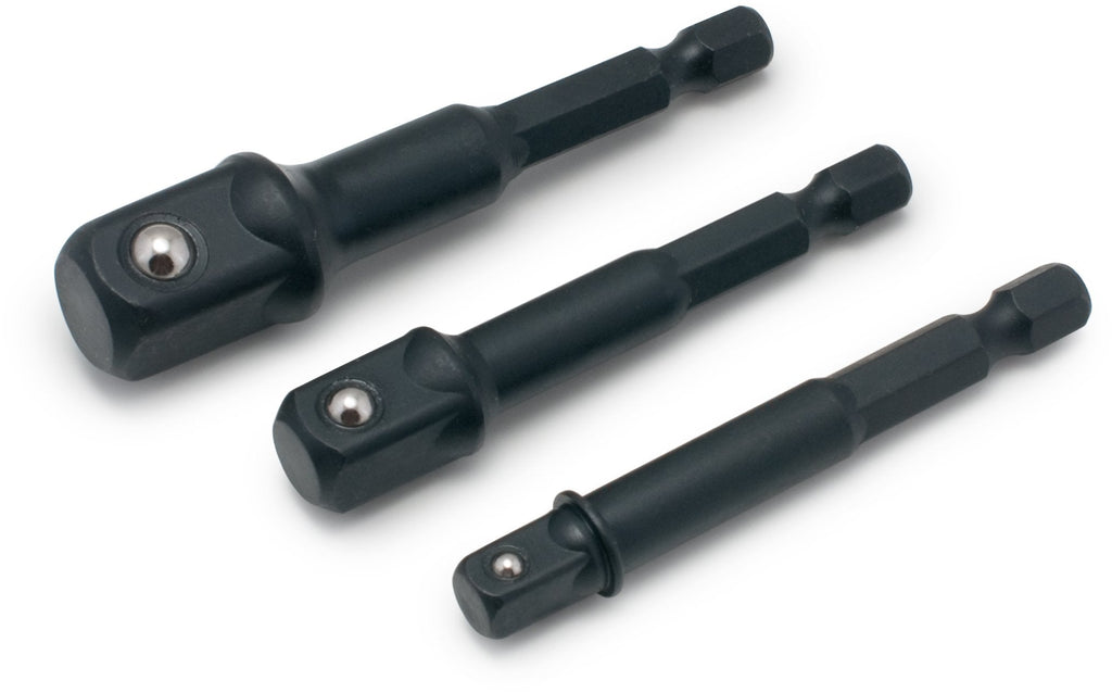 [Australia - AusPower] - Titan 12082 3-Piece Socket Adapter Set (1/4", 3/8" and 1/2") 2-3/4" Straight 