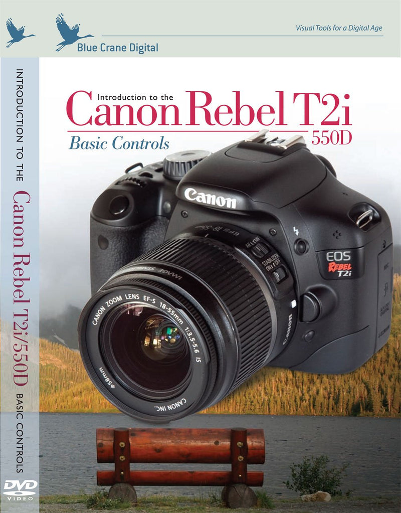 [Australia - AusPower] - Introduction to the Canon Rebel T2i / EOS 550D : Basic Controls Training DVD by Blue Crane Digital 