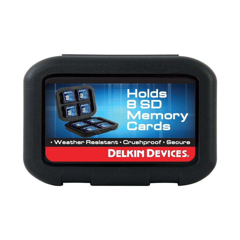 [Australia - AusPower] - Delkin Secure Digital (SD) 8 Card Carrying Case DDACC-SD8 SD Memory Tote 