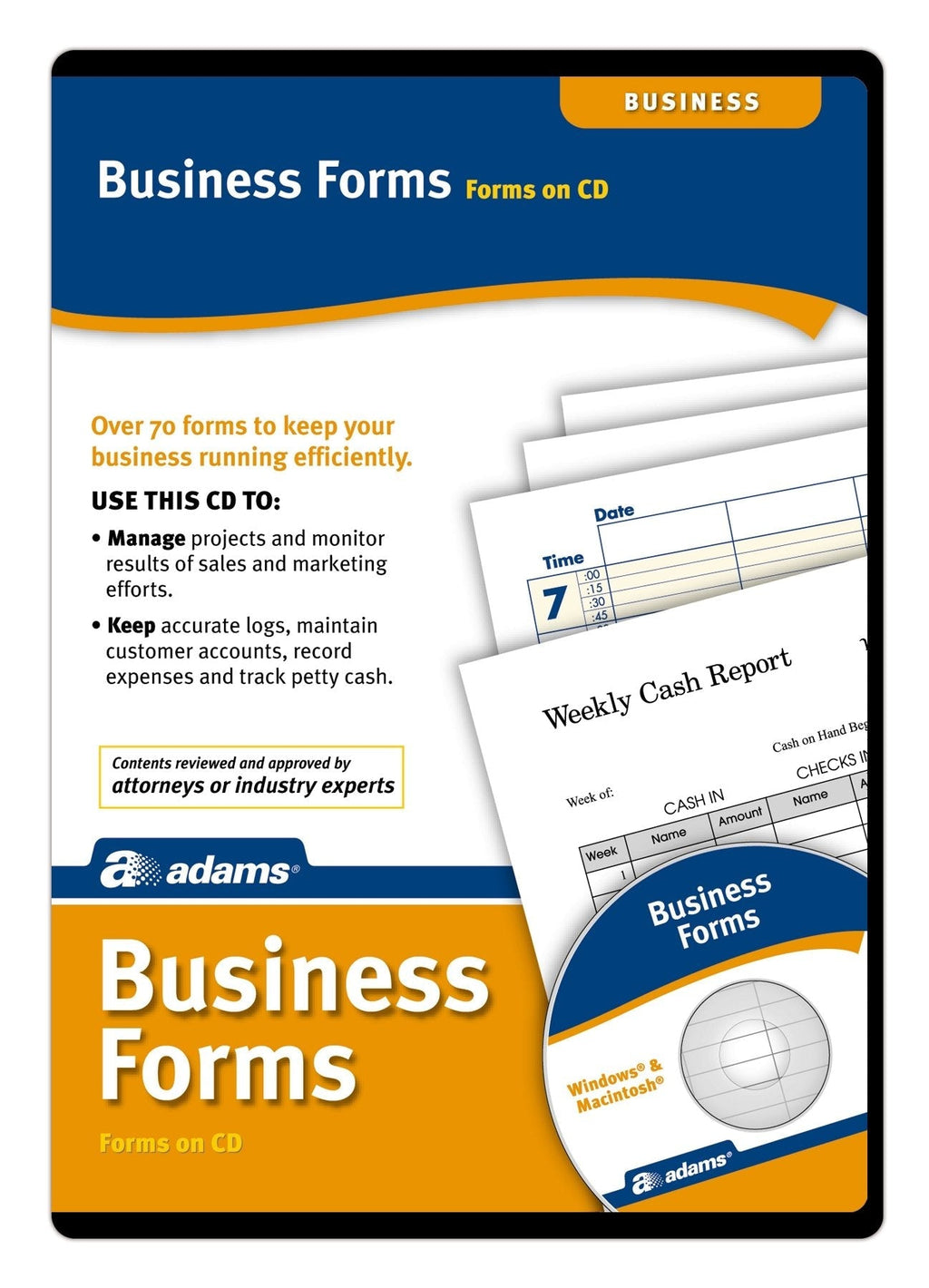 [Australia - AusPower] - Adams Business Forms Software, Forms on CD (SW2223) 