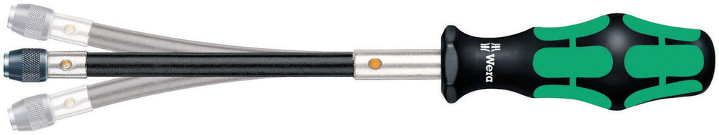 [Australia - AusPower] - Wera 5028160001 Kraftform 392 Hexagon Flexible Shaft Bitholding Screwdriver, 1/4" Head, 177mm Blade Length, MULTI 