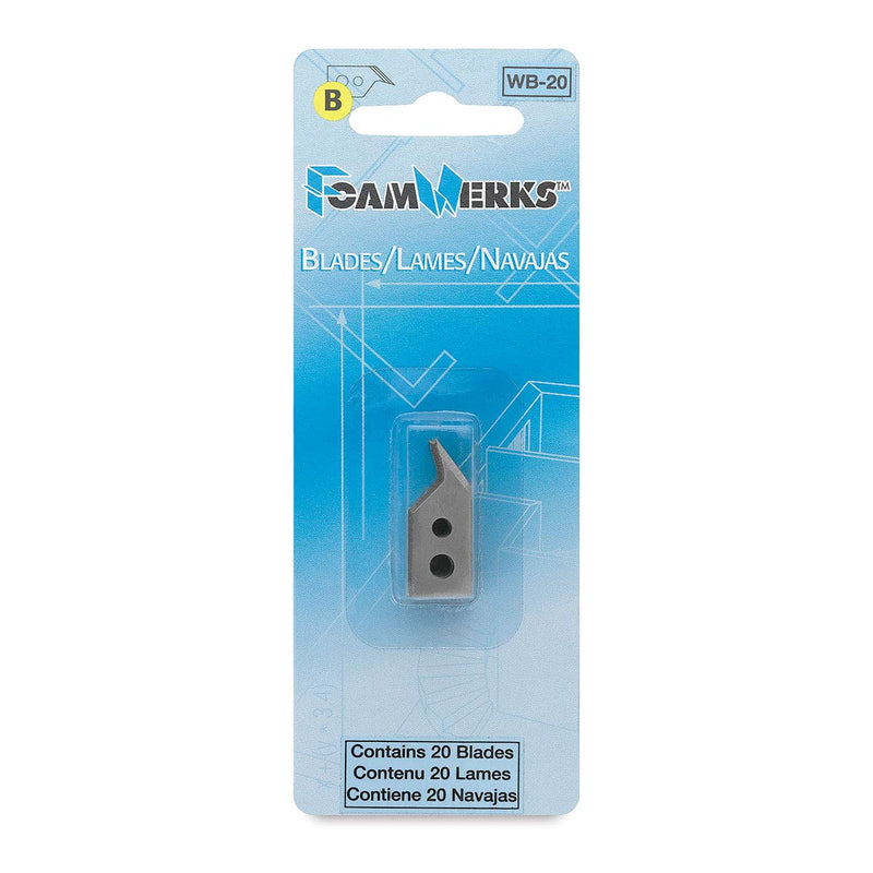 [Australia - AusPower] - Logan Graphics FoamWerks Replacement Blades B 20 Pk-Fits the Freestyle Cutter 