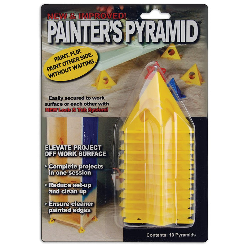 [Australia - AusPower] - Painter's Pyramid Stands, Yellow (KM1257) 