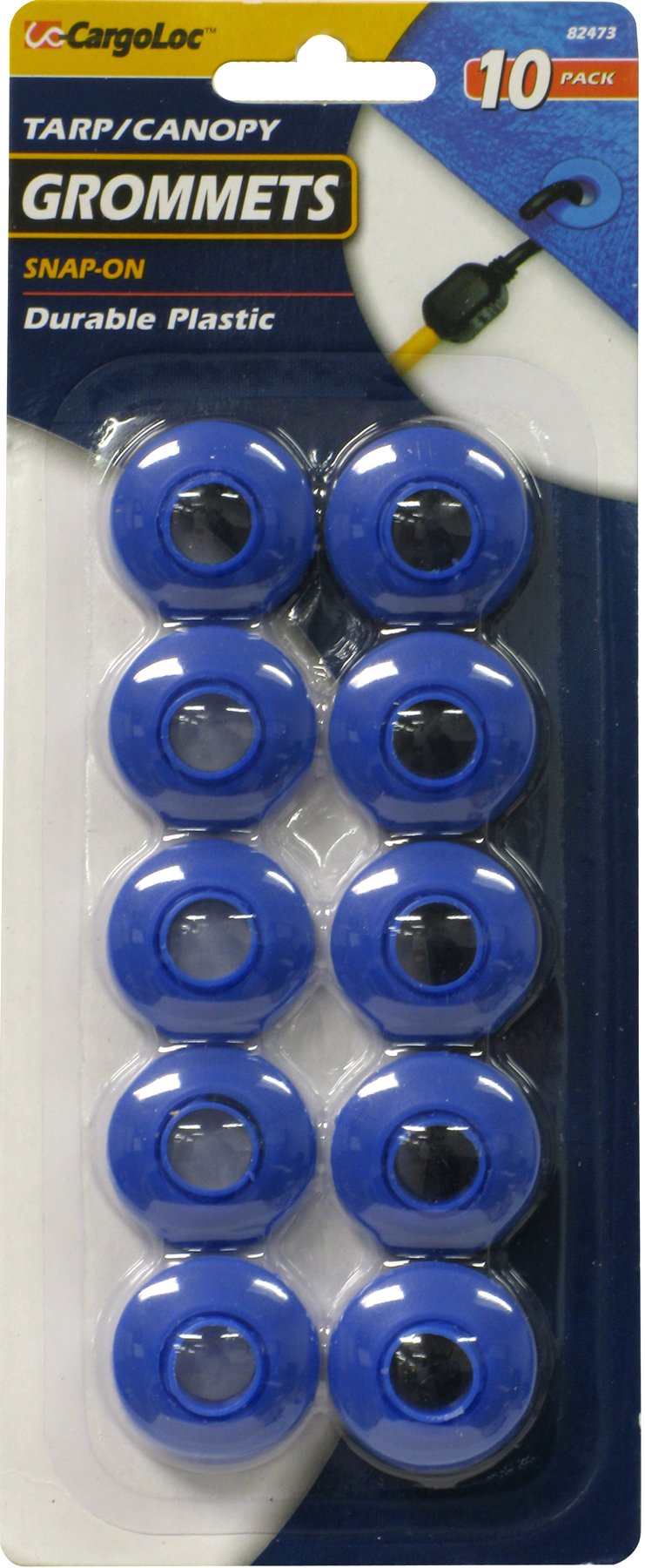 [Australia - AusPower] - CargoLoc 82473 10 Pc. Grommets - Snap On, Plastic 10 Pc. 