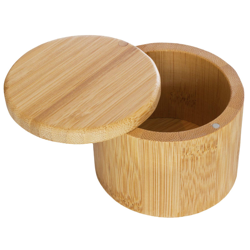 [Australia - AusPower] - Totally Bamboo Salt Cellar Bamboo Storage Box with Magnetic Swivel Lid, 6 Ounce Capacity Original Salt Box 