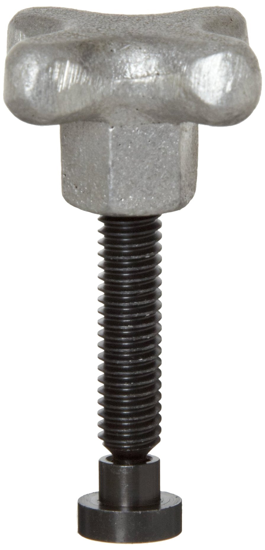 [Australia - AusPower] - TE-CO 31131L Hand Knob Swivel Screw Clamp With Large Pad Black Oxide, 5/16-18 Thread x 1-3/5" Lg (2-Pack) 