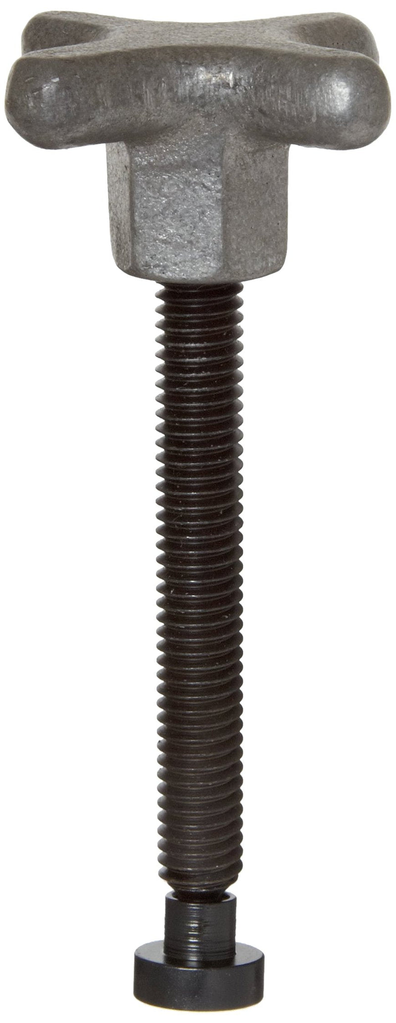 [Australia - AusPower] - TE-CO 31144L Hand Knob Swivel Screw Clamp With Large Pad Black Oxide, 3/8-16 Thread x 3-1/10" Lg (2-Pack) 
