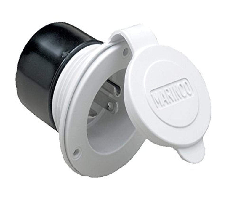 [Australia - AusPower] - ParkPower by Marinco RV Front Mount 20 Amp, 125V White Power Inlet 