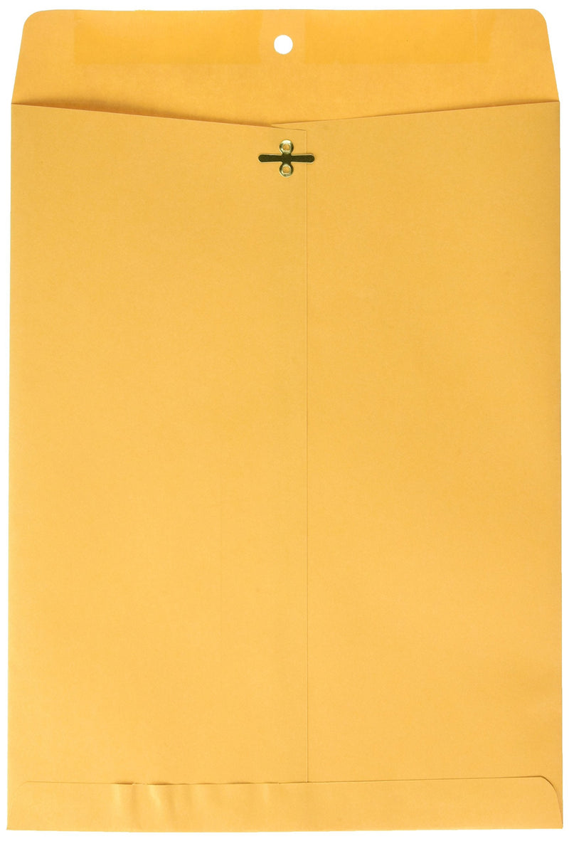 [Australia - AusPower] - Top Flight Clasp Envelopes, Gummed and Clasped Closure, 10 x 13 Inches, Brown Kraft, 8 Envelopes per Pack (6911068) 