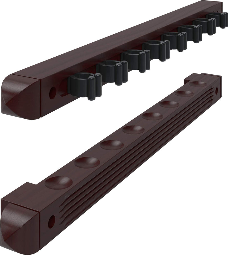 [Australia - AusPower] - Fat Cat 2-Piece Wall Mounted Hardwood Billiard/Pool Cue Rack, 