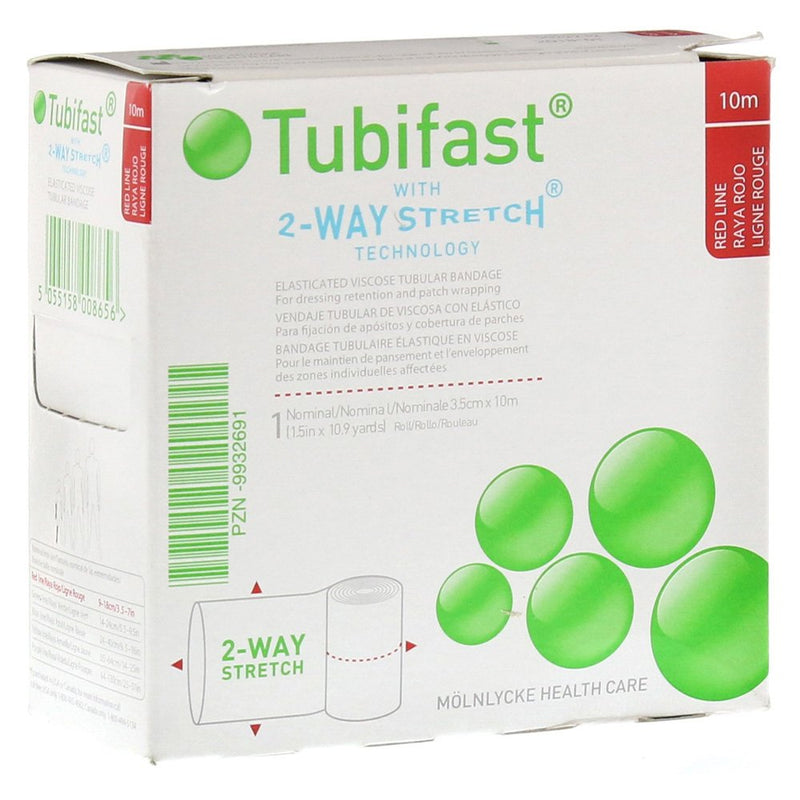 [Australia - AusPower] - Tubifast 1.4 Tubular Bandage #2434 (Red Line)"" 