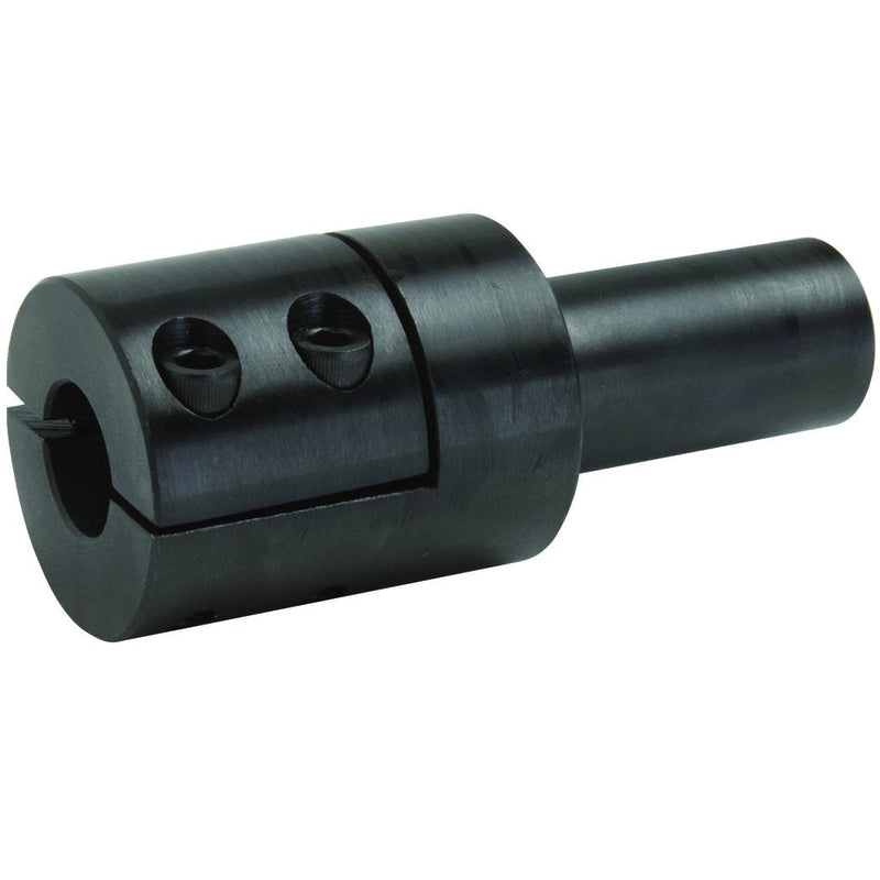 [Australia - AusPower] - Climax Metals Part SUA-050 Mild Steel, Black Oxide Plating Step Up Adapter, 1/2 inch bore, 3/4 inch OD, 1 1/4 inch Length, 8-32 x 1/2 Set Screw 