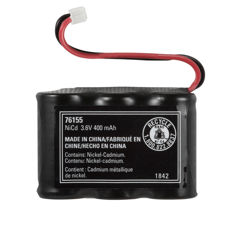 [Australia - AusPower] - Power Gear Rechargeable Cordless Phone Battery, 3.6V, 400mAh Battery Pack, Nickel Metal Hydride, Cordless Phone Handset Compatible, 76155 
