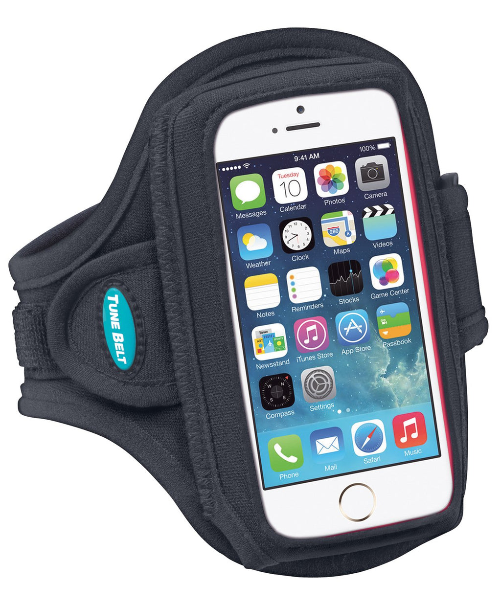 [Australia - AusPower] - Tune Belt Armband for iPod Touch 5th, 6th and 7th Generations - Water-Resistant [Black] 