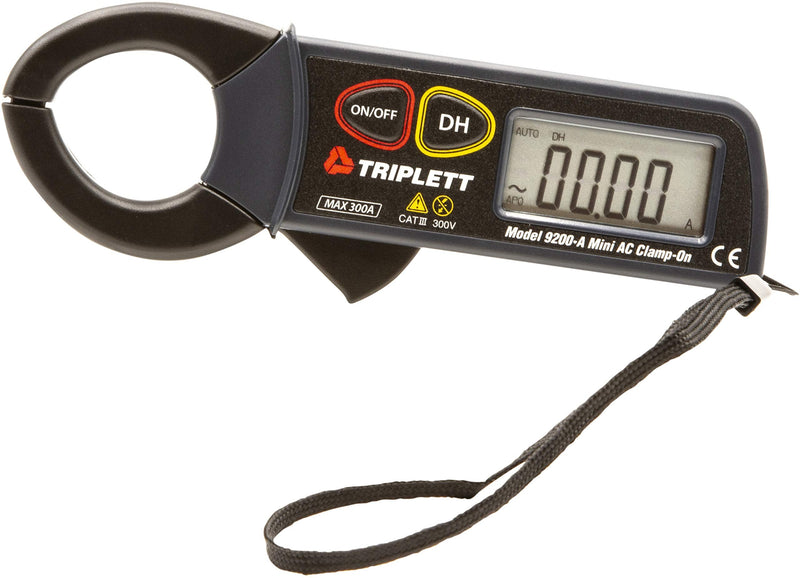 [Australia - AusPower] - Triplett Mini 4000 Count Clamp-On Digital AC Current Meter (9200-A) Standard 9200-A Mini 