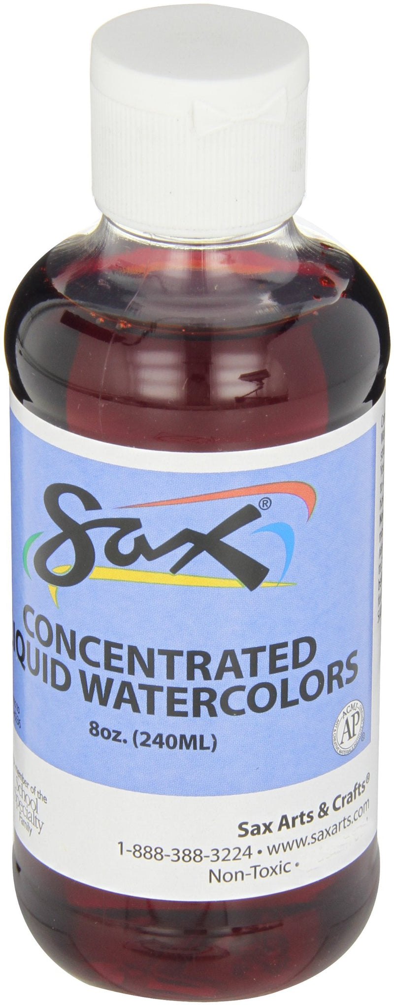 [Australia - AusPower] - Sax True Color Concentrated Washable Liquid Watercolor - 8 Ounces - Orange 
