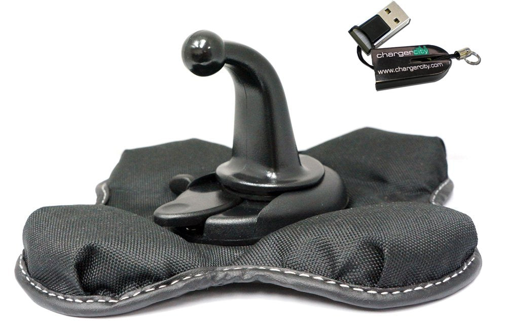 [Australia - AusPower] - ChargerCity Portable Beanbag Dashboard Friction Mount for All Garmin Nuvi Drive Assist GPS 50 51 52 54 55 56 57 57LM 58 58LM 60 61 67 68 2558 2595 2597 2598 2599 LMT LM GPS (Compare to 010-11280-00) 