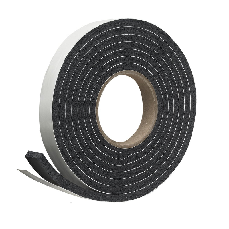 [Australia - AusPower] - Frost King P Self-Stick Rubber Foam Weatherseal, 1" W, 5/16" T, 10 ft L, Black 1"W, 5/16"T 