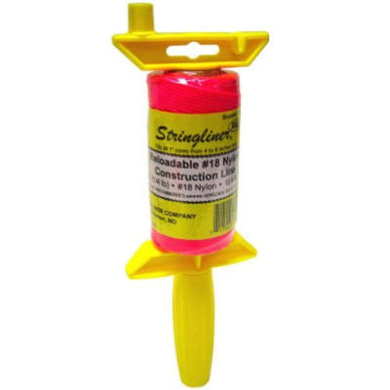 [Australia - AusPower] - STRINGLINER Company Available 25162 Braided 250-Feet Reloadable Line Reel, Fluorescent Pink, 250 Foot (Pack of 1) 