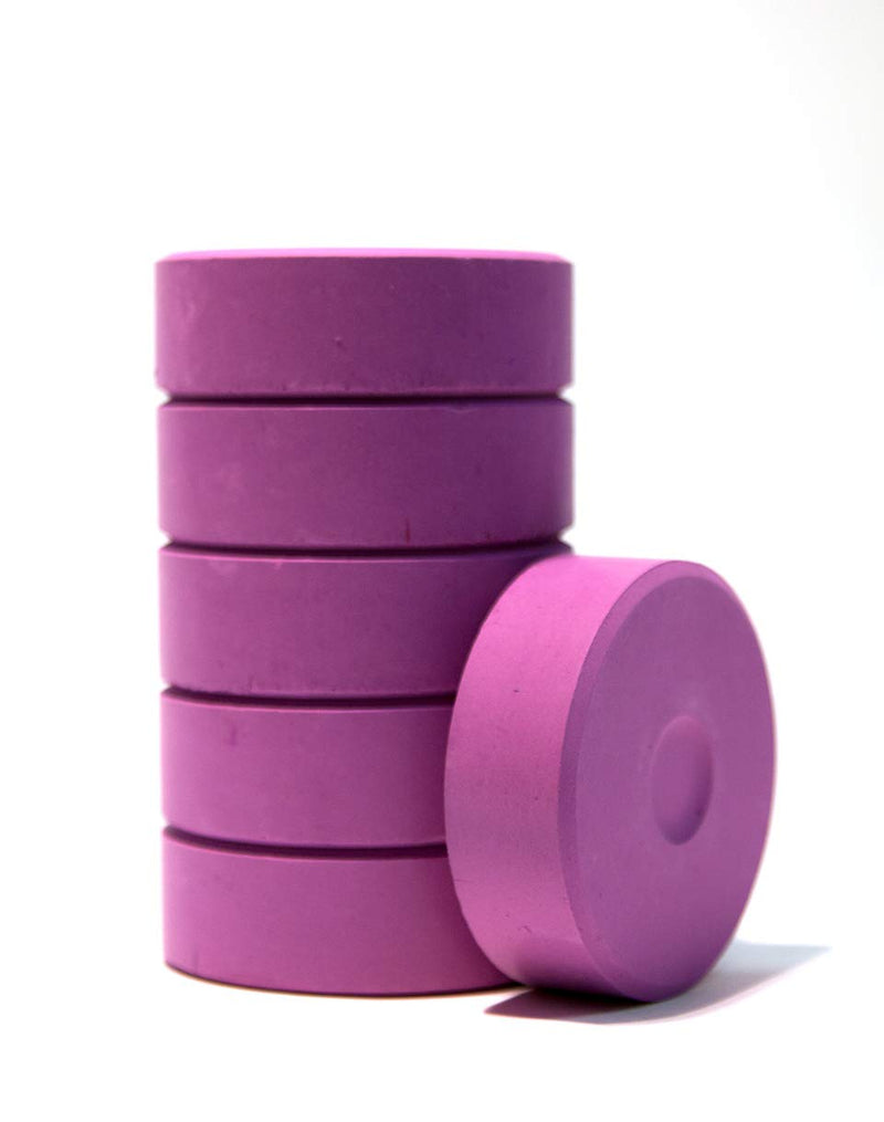[Australia - AusPower] - Jack Richeson Giant Tempera Paint Cakes, 2-1/4 x 3/4 Inches, Purple, Set of 6 - 067125 
