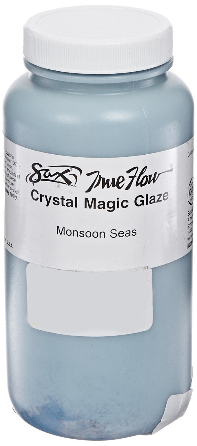 [Australia - AusPower] - Sax True Flow Crystal Magic Glaze, Monsoon Seas, 1 Pint - 404853 