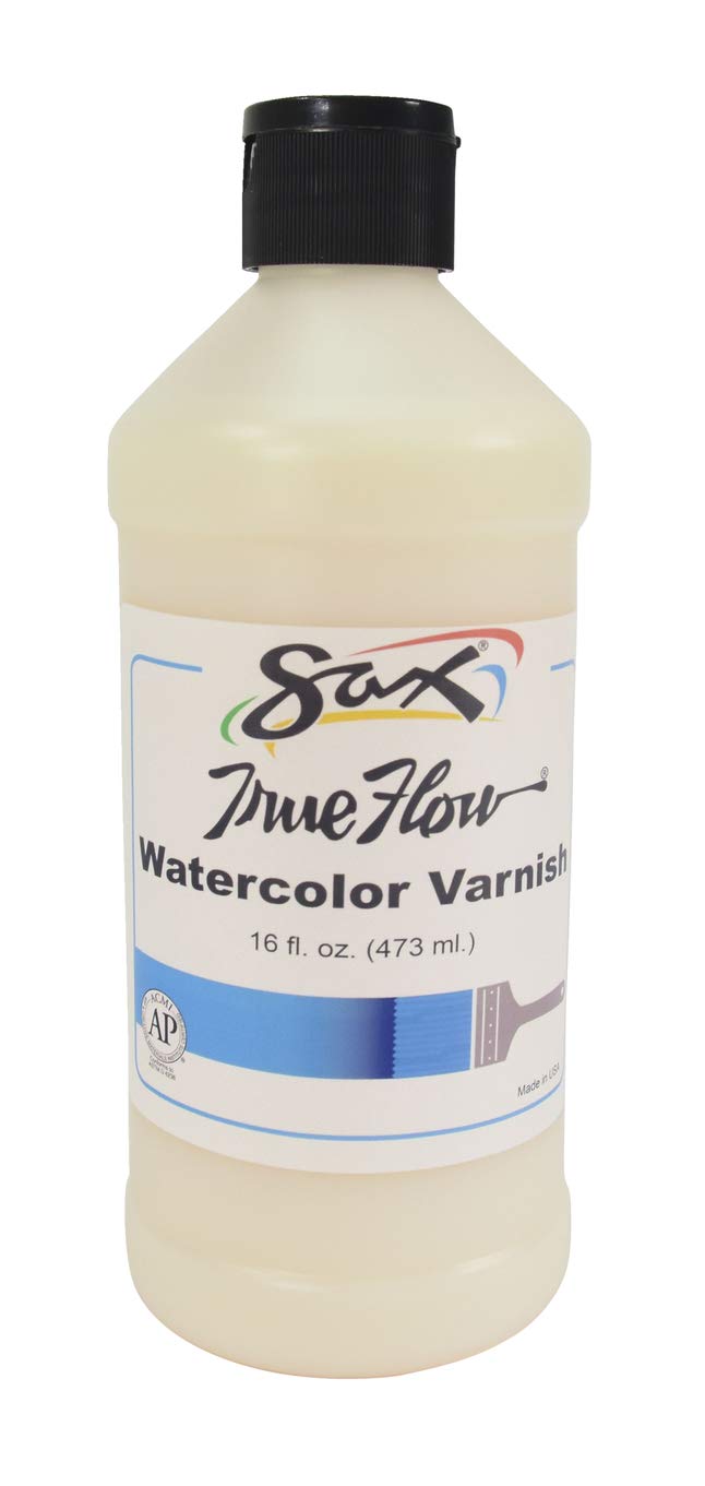 [Australia - AusPower] - Sax 402420 True Flow Watercolor Varnish, High Gloss Sheen, 1 Pint 