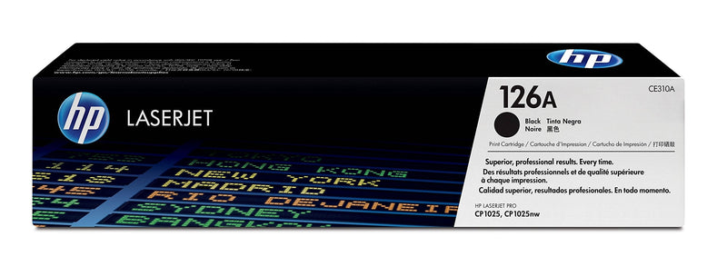 [Australia - AusPower] - Original HP 126A Black Toner Cartridge | Works with HP LaserJet Pro 100 color MFP M175 Series, HP LaserJet Pro CP1025 Series, HP TopShot LaserJet Pro M275 MFP Series | CE310A 1 Pack 