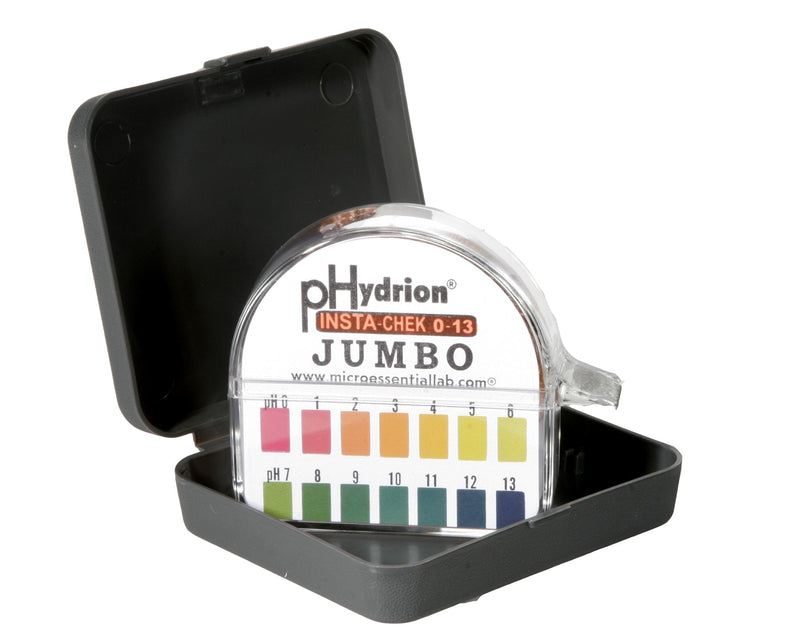 [Australia - AusPower] - Micro Essential Lab HJ613 Plastic Hydrion Insta-Check pH Test Paper Dispenser, 0 - 13 pH, Single Roll Jumbo 