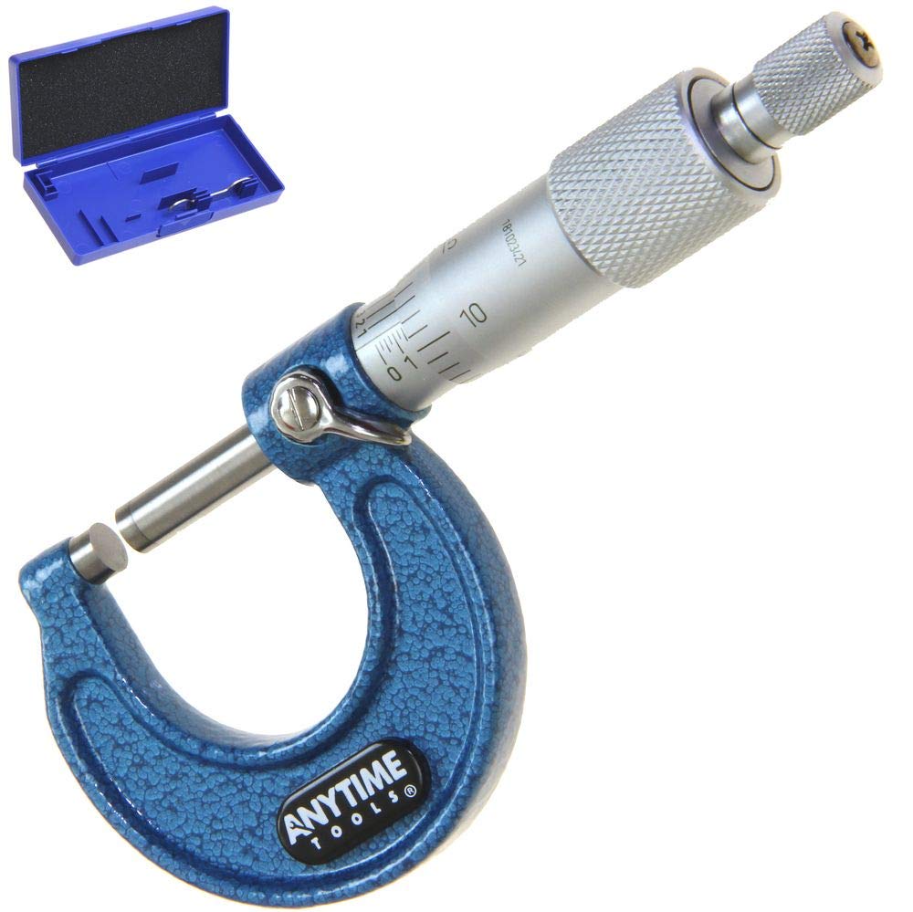 [Australia - AusPower] - Anytime Tools Micrometer 0-1" /0.0001 Outside Premium Precision Machinist Tool 0-1"/0.0001" 
