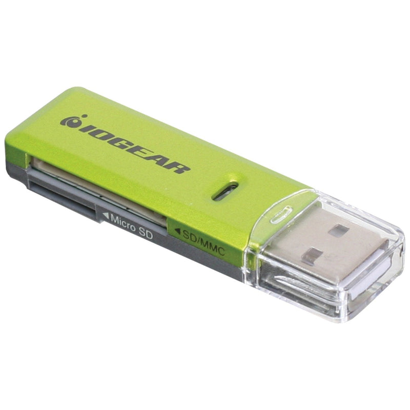 [Australia - AusPower] - IOGEAR USB 3.0 SD Portable Card Reader - Dual Slot - Rate Up To 480Mbps - USB Powered - SDXC/SDHC/SD/Micro SDXC/Micro SD/Micro SDHC/M2/MS/CF/UHS-I - Mac/Win/Chrome - GFR204SD 