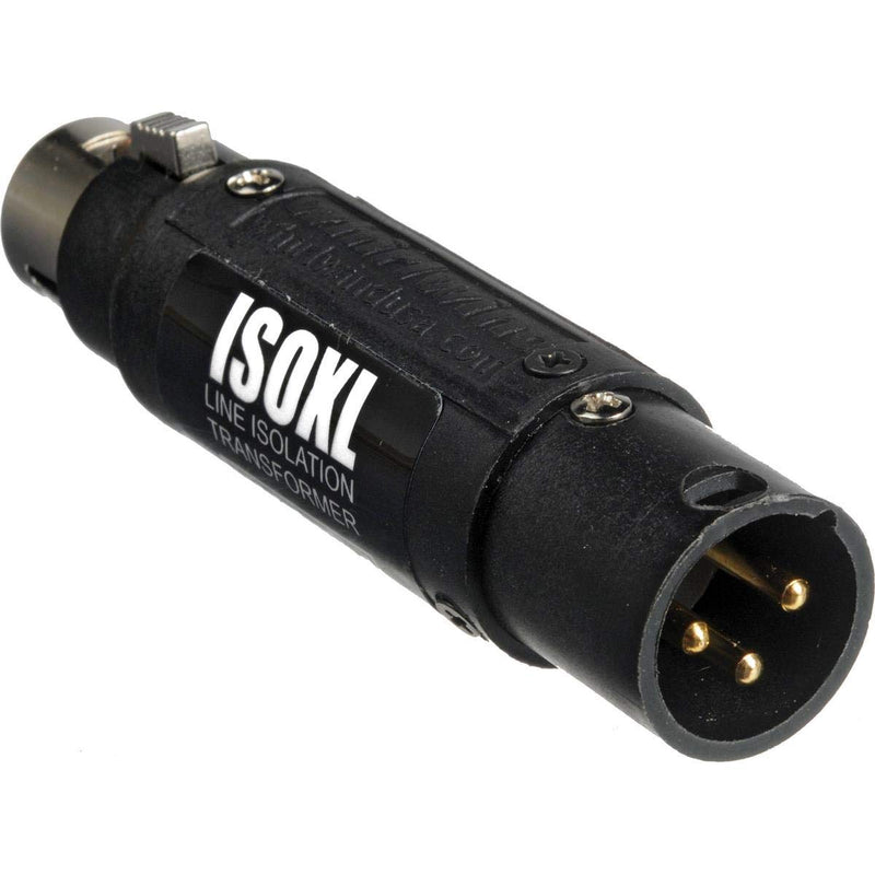 [Australia - AusPower] - Whirlwind ISOXL Line-Level Isolation Transformer, 3-Pin XLR Male/Female Connectors 